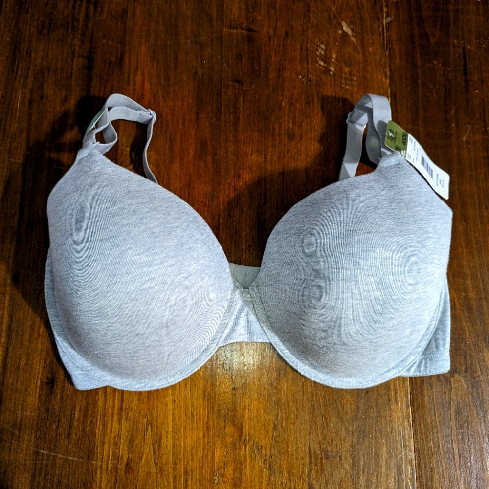 Fruit of the loom T-shirt bra grey 40DD Underwire E